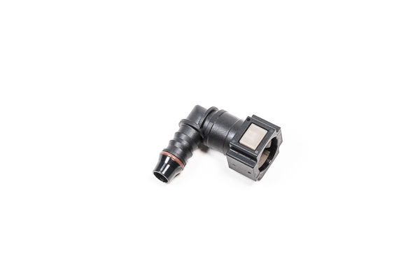 Radium Engineering — Radium 5/16in SAE Female to 90deg 3/8in Barb - view 4